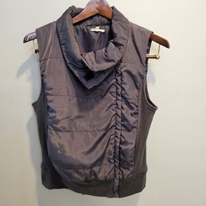 Mystree Charcoal Puffer Vest